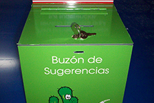 Buzón de acrílico